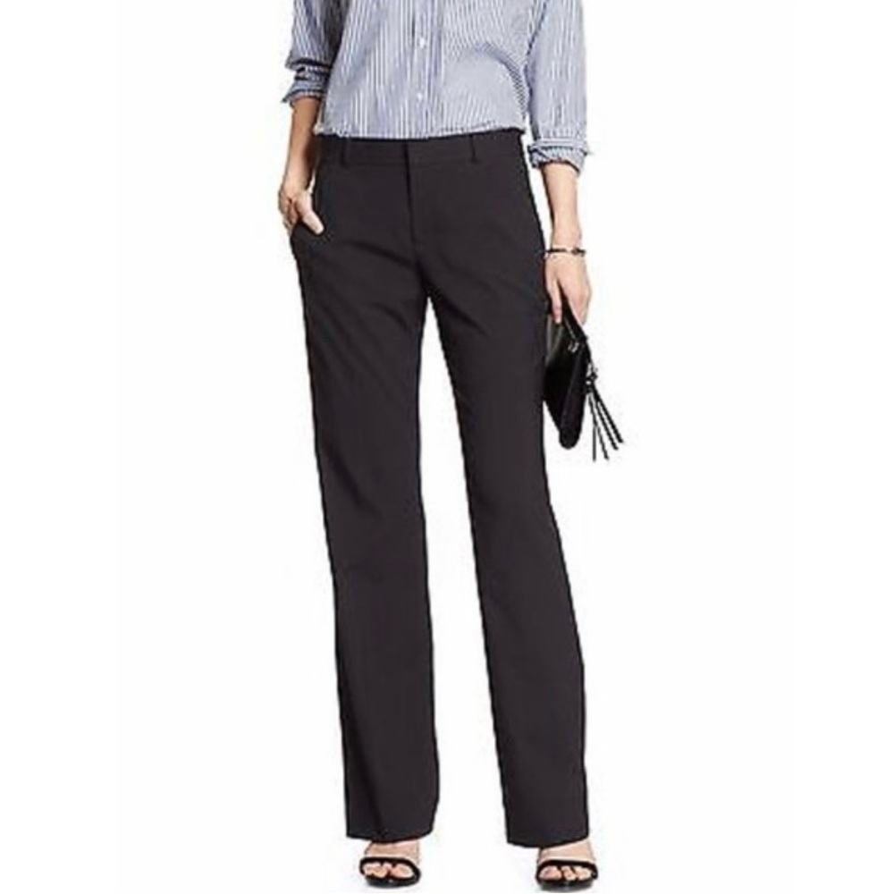 Banana Republic | Women’s charcoal grey patterned Jackson Fit dress slacks sz 4